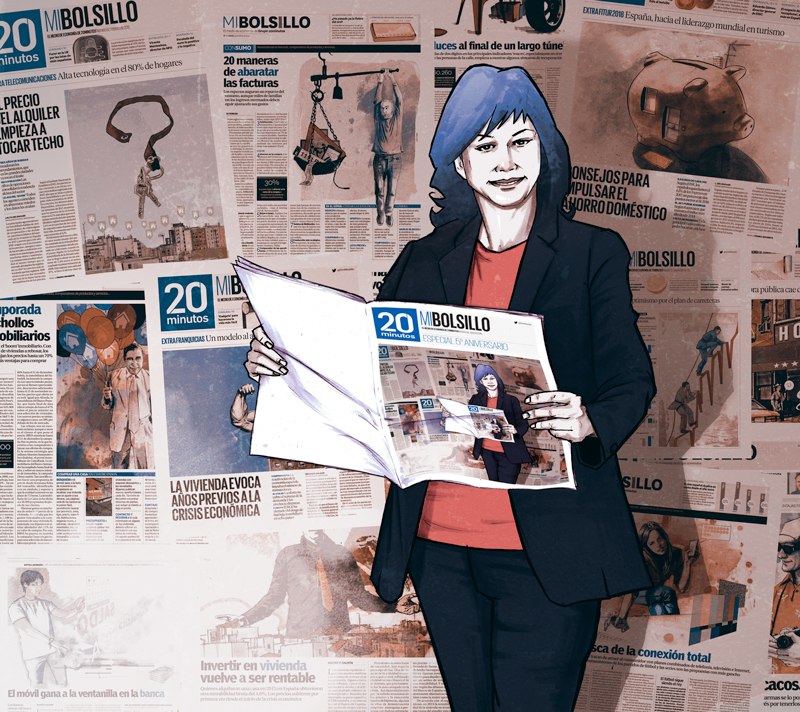 Illustration for 20 Minutos