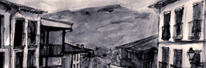 Luis F. Sanz portrait illustration